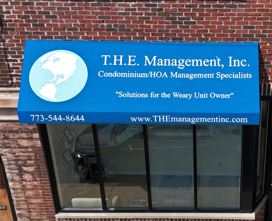Front of the main HQ of T.H.E Management Inc.
